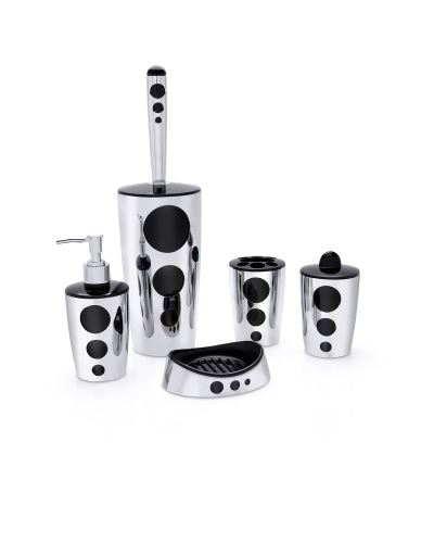 Punto Bathroom Set Chrome 5 Pcs