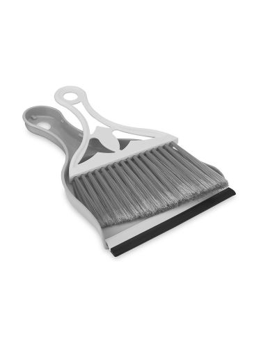 Tulip Hand-held Dustpan With Broom Set Elastic Edg