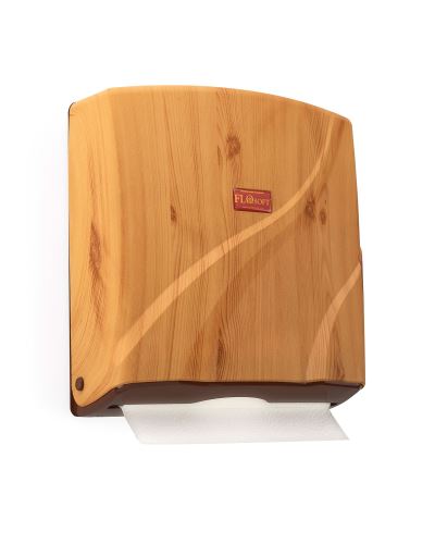 Z Fold Paper Towel Dispenser 300 Pcs Wooden Effect