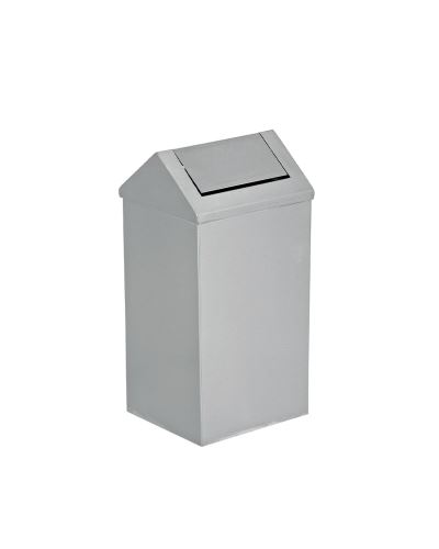 Stainless Steel Swing Lid Dustbin 36 Lt