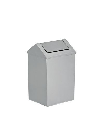 Stainless Steel Swing Lid Dustbin 45 Lt