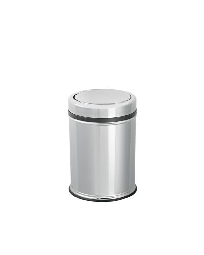 Stainless Steel Pratical Cover Dustbin 20 Lt