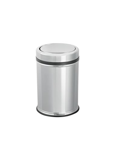Stainless Steel Pratical Cover Dustbin 32 Lt