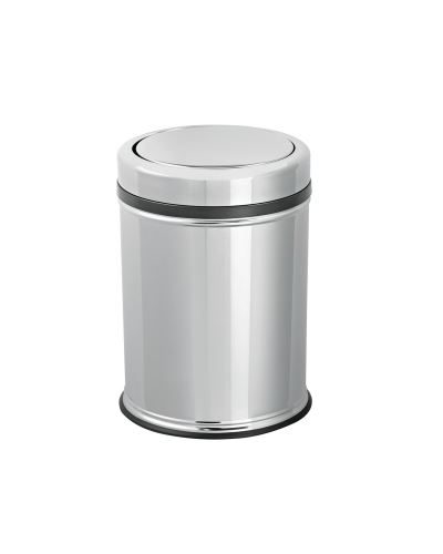 Stainless Steel Pratical Cover Dustbin 45 Lt