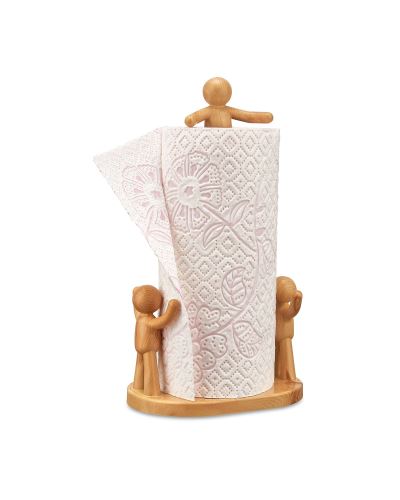 Mister Paper Towel Holder Wooden Effect