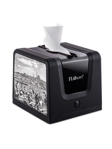 Modern Napkin Dispenser (soft Touch Black)