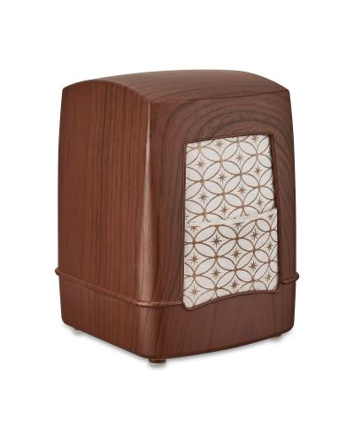 Softline Napkin Dispenser Dark Wooden Effect