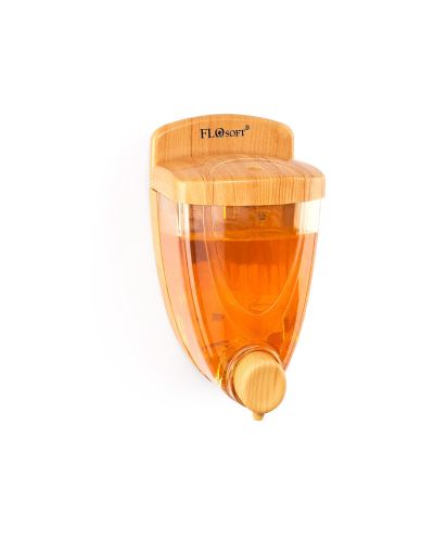 Liquid Soap Dispenser 350 Ml Wooden Effect