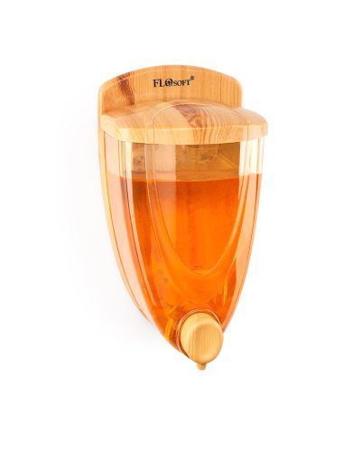 Liquid Soap Dispenser 650 Ml Wooden Effect